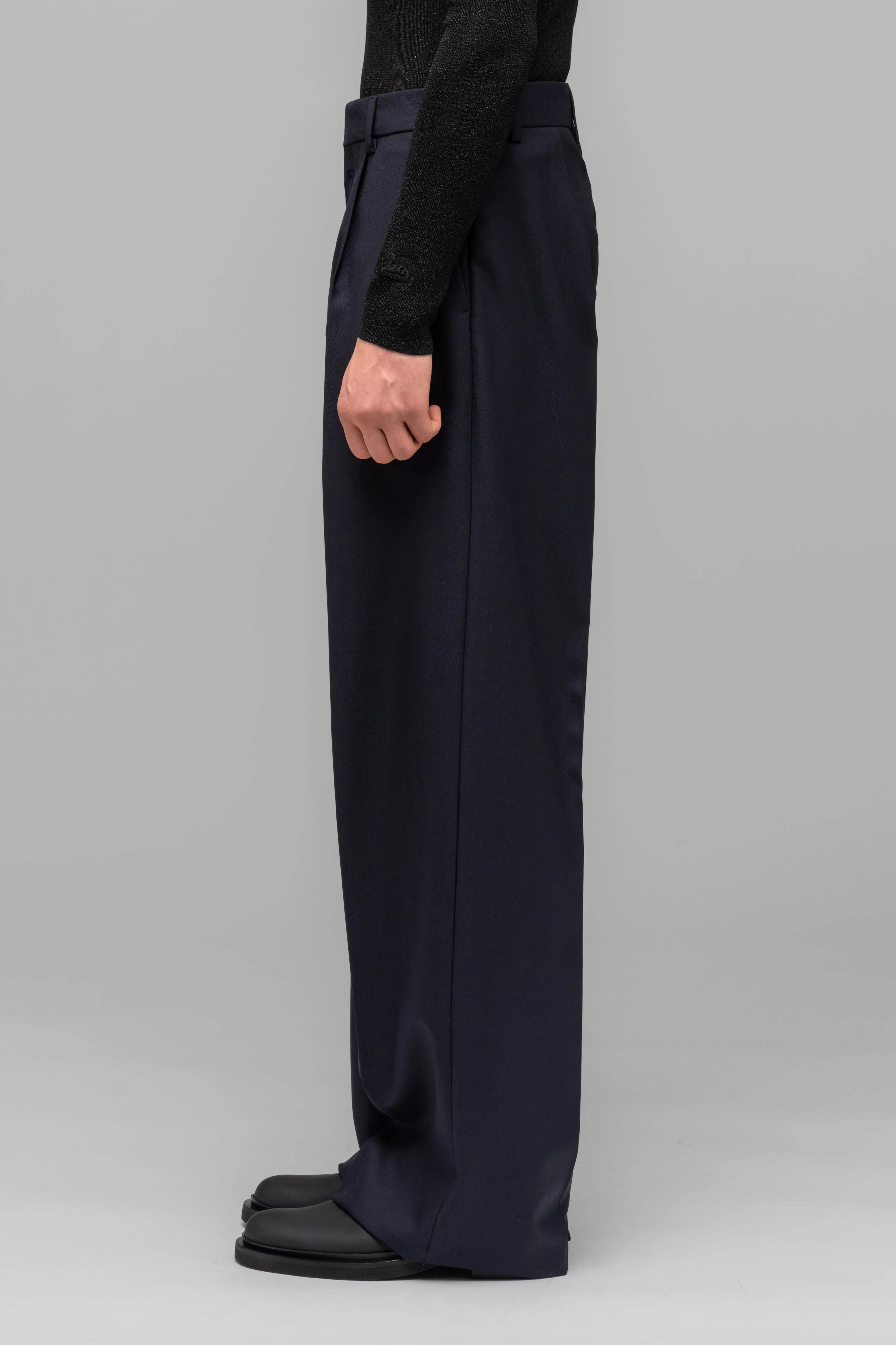 WIDE LEG SUIT TROUSERS