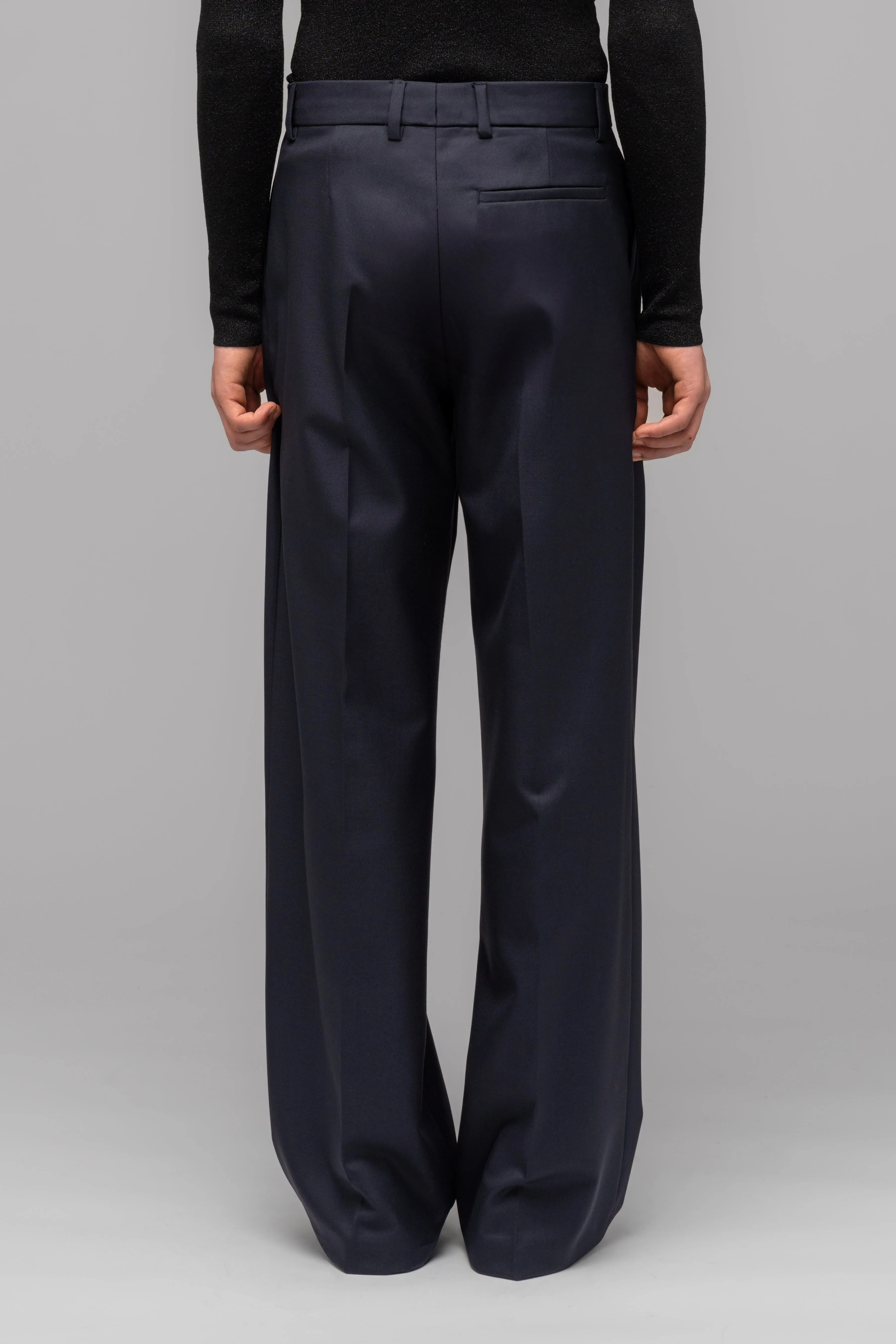 WIDE LEG SUIT TROUSERS